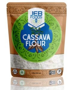 JEB FOODS Gluten-Free Cassava Flour 4lbs Bag - Bulk Supply